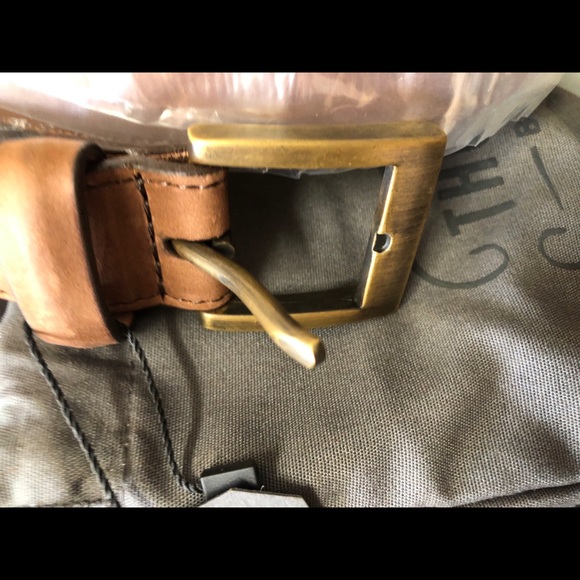 75% off Thursday Boot Company Classic Brass buckle Belt Size 32 - Picture 7 of 11